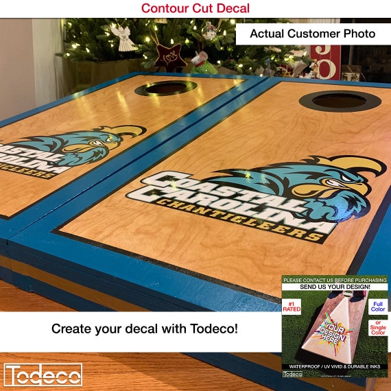 Cornhole Decal, Wood Decals, Skins, Custom Cornhole Board, Cornhole Board Wrap, Custom Wrap, Monogram Cornhole Decal, Cornhole Sticker - Image 4