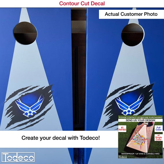 Cornhole Decal, Wood Decals, Skins, Custom Cornhole Board, Cornhole Board Wrap, Custom Wrap, Monogram Cornhole Decal, Cornhole Sticker - Image 9