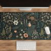 Dark Cottagecore Mat, Floral Desk Mat, Botanical Mouse Pad, Vintage Desk Mat, Wildflower Mousepad, Nature Desk Decor, Garden Desk Pad Dark Cottagecore Mat, Floral Desk Mat, Botanical Mouse Pad, Vintage Desk Mat, Wildflower Mousepad, Nature Desk Decor, Garden Desk Pad