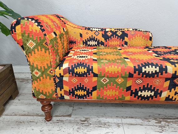 Daybed bedding, Chaise lounge chair, Dressing chair, Upholstered chaise, Bedroom sofa, Bench with storage, Yoga seat, Sofa couch, SOFA 161 - Image 8