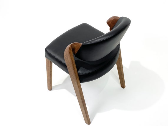 Dining Chair with High Seating Comfort and Ergonomic Design, Dining chairs in leather, Handmade side chair for Kitchen, Handmade furniture - Image 4