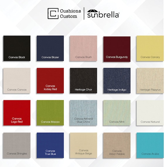 Custom Sunbrella Outdoor Cushion: Waterproof Patio Furniture Replacement - Image 9