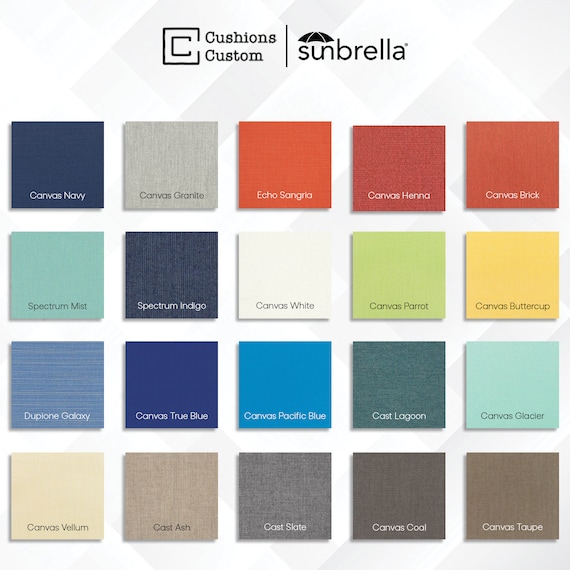 Custom Sunbrella Outdoor Cushion: Waterproof Patio Furniture Replacement - Image 8