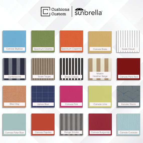 Custom Sunbrella Outdoor Cushion: Waterproof Patio Furniture Replacement - Image 10