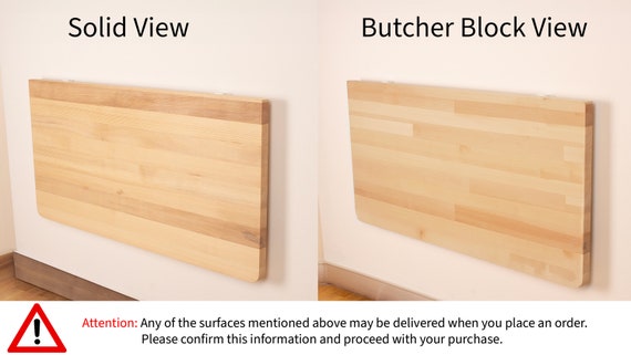 Wood Floating Desk, Wall Mounted Desk, Small Desk, Murphy Desk Table, Folding Desk, Home Office Desk, Wall Hanging Table, Unique Gift - Image 9