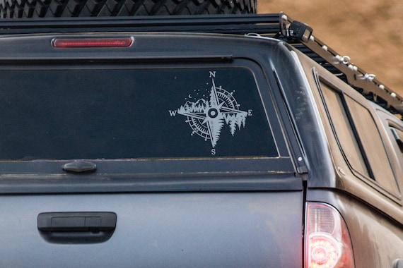 Mountain Compass Decal | Outdoor Decal | Car Decal | Adventure Decal | Compass Sticker | Mountain Compass | Laptop Decal | Tree Decal | 277 - Image 5