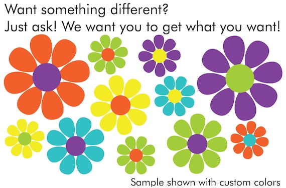 Hippie Flower Power Decals - Image 4