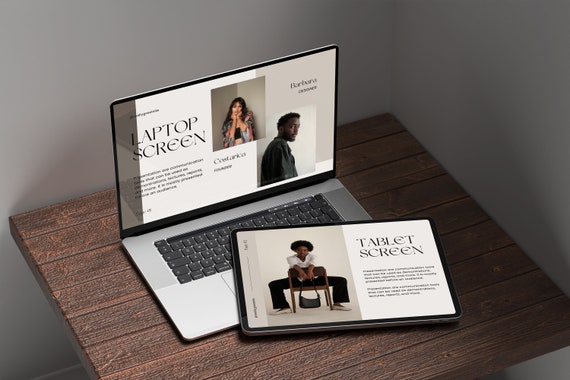 Realistic Laptop and Tablet Mockup - Image 7