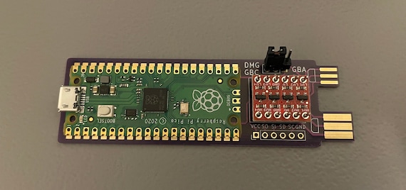 USB to Gameboy Link adapter (for Pi Pico) Gb, Gbc, Gba Online. - Image 2