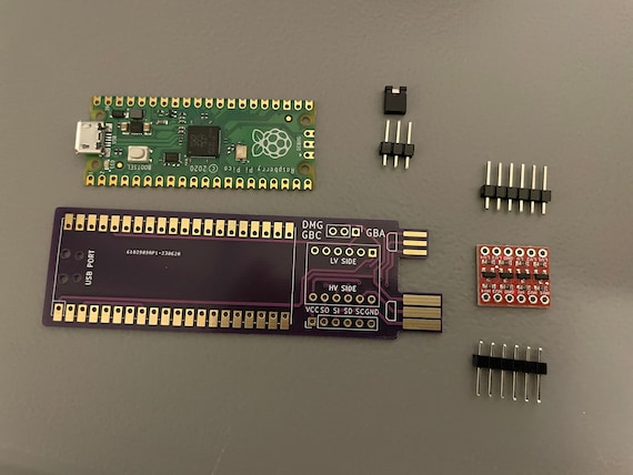 USB to Gameboy Link adapter (for Pi Pico) Gb, Gbc, Gba Online.