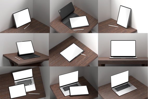 Realistic Laptop and Tablet Mockup - Image 2