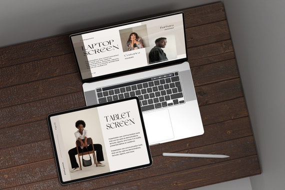 Realistic Laptop and Tablet Mockup - Image 9
