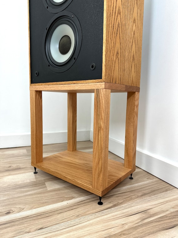Speaker Stands / HF4’s / Completely Customizable / Solid Hardwood / Home Audio Stands - Image 6