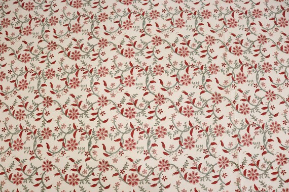 Hand Block Print Cotton Bed Sheet: Indian King Size Bedspread - Image 8