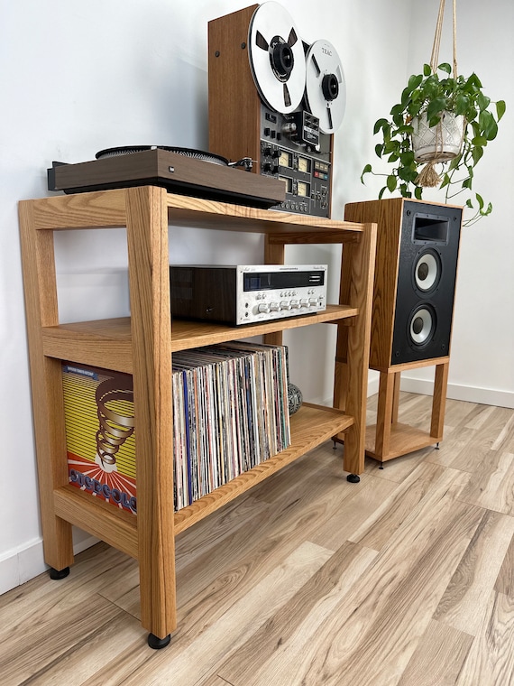 Speaker Stands / HF4’s / Completely Customizable / Solid Hardwood / Home Audio Stands - Image 4