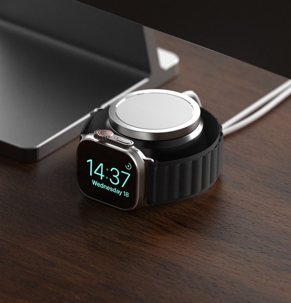 Combo charger, iPhone and apple watch Magsafe charger, aluminium charging dock, gifts for husband, desk accessories, dual charging stand