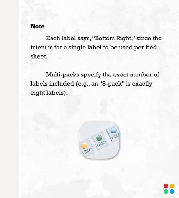 Bed Sheet Labels: Easy Bed Making, Laundry Organization - Image 6