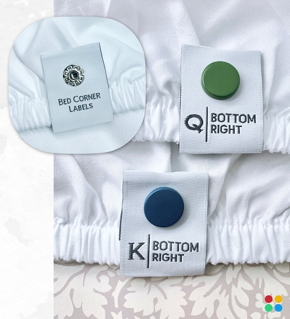 Bed Sheet Labels: Easy Bed Making, Laundry Organization