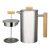 Eco-Friendly French Press Coffee Maker – 1 Liter, Handcrafted, Ethically Made