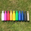 Personalised Metal Water Bottle Reusable Gym Yoga Bottle BPA Free Leakproof Sports Drinking Travel Flask Any Name and Company Logo Engraved