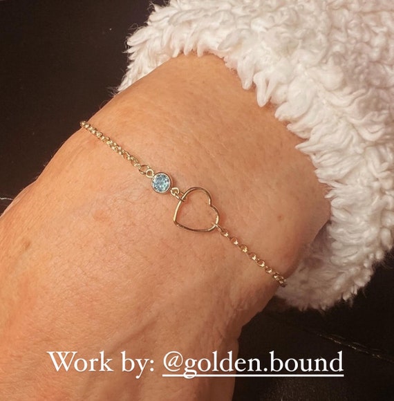 4mm 14kt Gold Filled Birthstone CONNECTORS - You Choose Mix & Match - Top Quality AAA Cz Bezel - Bulk Permanent Jewelry Supply - USA made B2 - Image 6