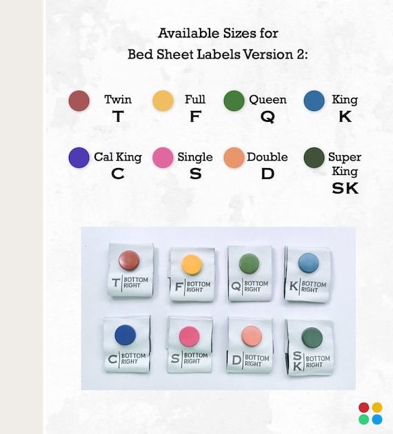 Bed Sheet Labels: Easy Bed Making, Laundry Organization - Image 4