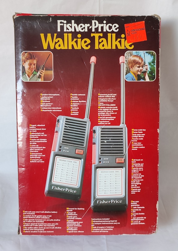 Vintage Fisher Price Sky Talkers Walkie Talkies #815 (1983) - Image 2