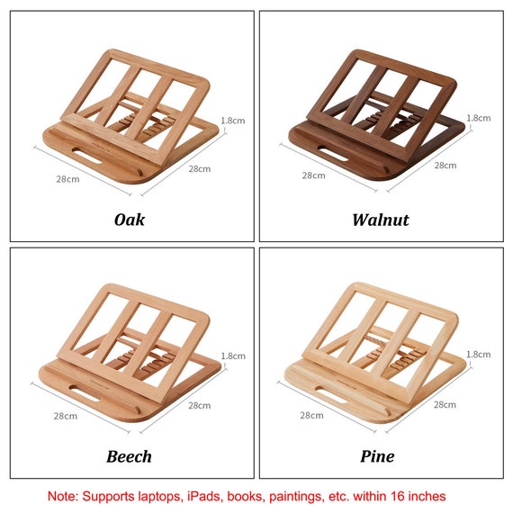 Birthday Gift  Custom Wood Laptop Holder - Macbook Stand, Riser, Desk Setup, Unique & Folding Design for Home Office and New Job Gift - Image 7