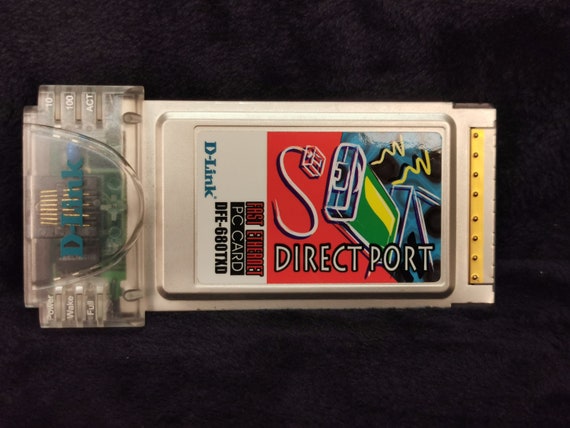 Vintage D-Link Direct Port Fast Ethernet PC Card Model DFE-680TXD - Image 2