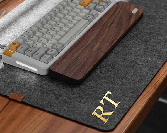 Custom Felt Desk Mat: Large Mouse Pad with Wrist Rest,Large Mouse Pad, Personalized Gift, Father's Day Gift, Desk Gift, Boyfriend Gift - Image 5