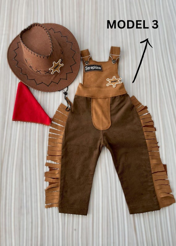 Personalized Toddler Cowboy Brown Western outfit*Infant Brown Wild west suit*Toddler Rodeo Outfit*1st Birthday outfit*Cowboy pants for baby - Image 8