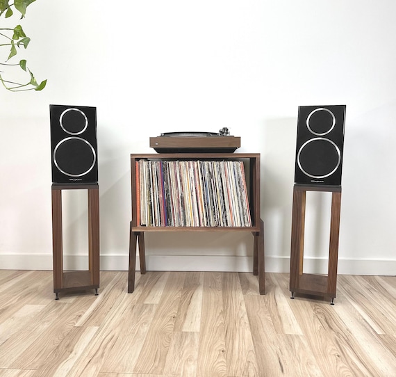 Speaker Stands / HF4’s / Completely Customizable / Solid Hardwood / Home Audio Stands - Image 2