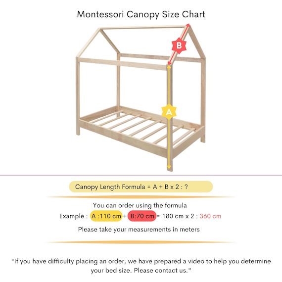 Light Powder Montessori Bed Canopy, Kids Bed Canopy, Montessori Bed Curtains, Kids Room Decor, Mosquito Net for Bed Nursery, Tulle Canopy - Image 2