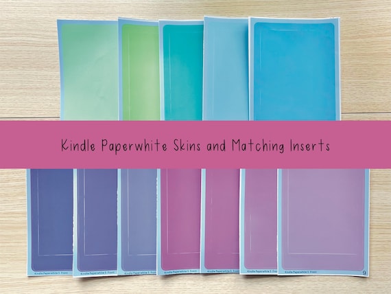 Kindle Skin with Matching Kindle Insert, Kindle Skin Decal, Kindle Skin Paperwhite, Kindle Skins, Kindle Inserts, Kindle Skins Decals