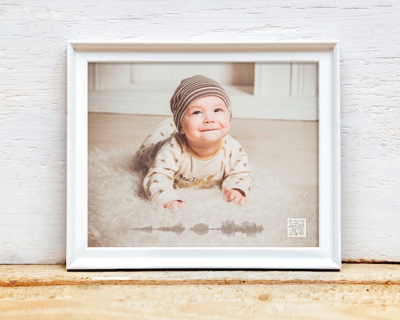 Voice Recording Memorial Gift - Memorial Audio Gift - Photo with QR for Custom Audio - Image 6