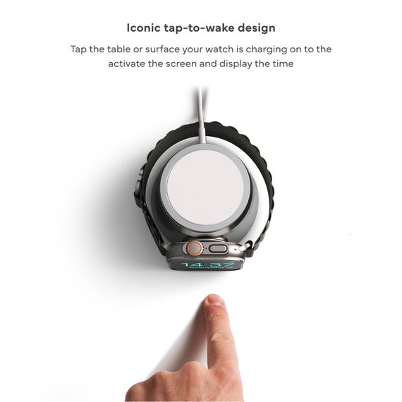 Combo charger, iPhone and apple watch Magsafe charger, aluminium charging dock, gifts for husband, desk accessories, dual charging stand - Image 8