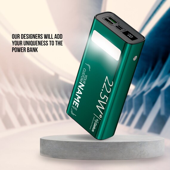 Power bank Gelius Lightstone GP-PB300i 20000mAh QC+PD 22.5W Green - Image 3