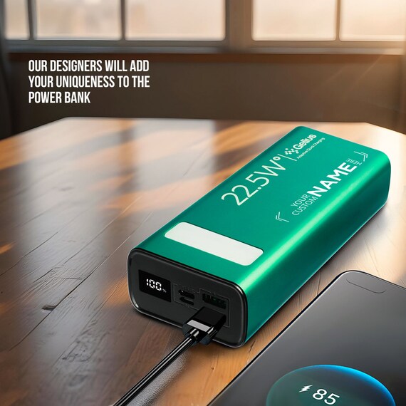Power bank Gelius Lightstone GP-PB300i 20000mAh QC+PD 22.5W Green - Image 4
