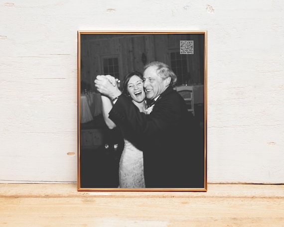 Voice Recording Memorial Gift - Memorial Audio Gift - Photo with QR for Custom Audio - Image 5