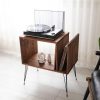 Turntable Station With Storage, Large Record Player Stand, Large Record Player Cabinet, plattenspieler mobel