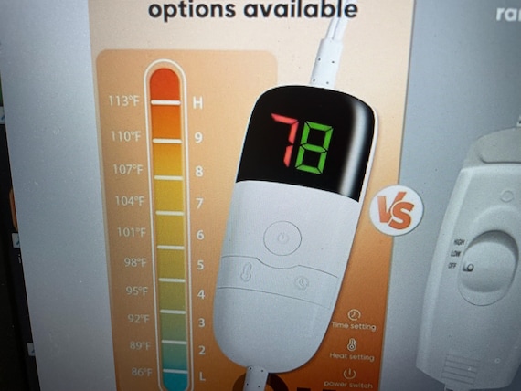 Heated Blanket Electric Throw 50"X60", Heating Blanket with 10 Heat Levels 1/2/4/6/8 Hours Auto-Off Overheat Protection - Image 4