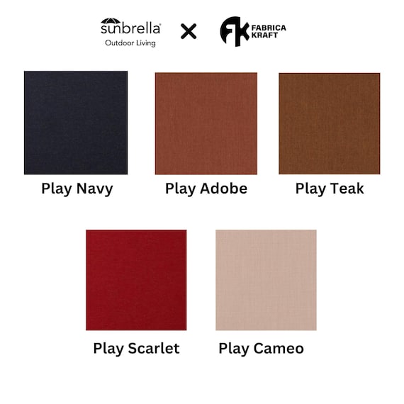 Custom Sunbrella Outdoor Cushion: Waterproof Patio Furniture Replacement - Image 7