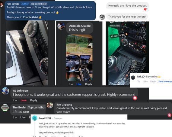 W204 Wireless charger Mercedes C class charger c63 wireless charger Mercedes coupe w207 Mercedes apple carplay Mercedes android auto - Image 7