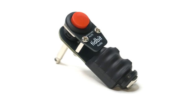 Arcade-Style Kill-Switch for guitar / Synth / Audio equipment - Mono quarter-inch momentary mute switch - 1/4th inch right angle plug - Image 4