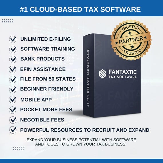 Cloud-Based Tax Software: Unlimited E-Filing, Mobile App