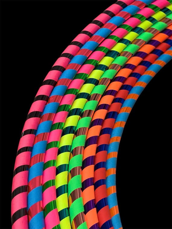 Weighted Beginner Hula Hoop Coil-Down Collapsible PE Travel Hoop - Children and Adult Sizes - Image 8