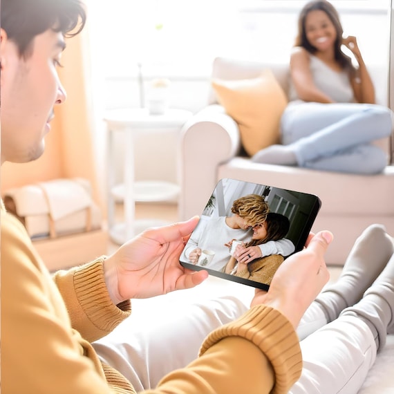 Personalized Music Magnet Fridge Magnet - Custom Music Gifts Photo Album Magnets With Your Text - Birthday Gifts for Family - Image 4