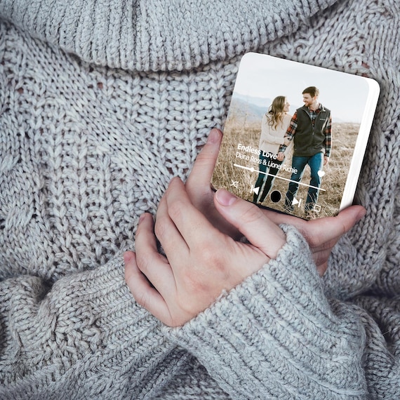 Personalized Music Magnet Fridge Magnet - Custom Music Gifts Photo Album Magnets With Your Text - Birthday Gifts for Family - Image 9