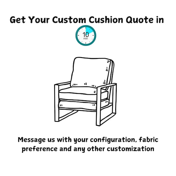 Custom Sunbrella Outdoor Cushion: Waterproof Patio Furniture Replacement - Image 3