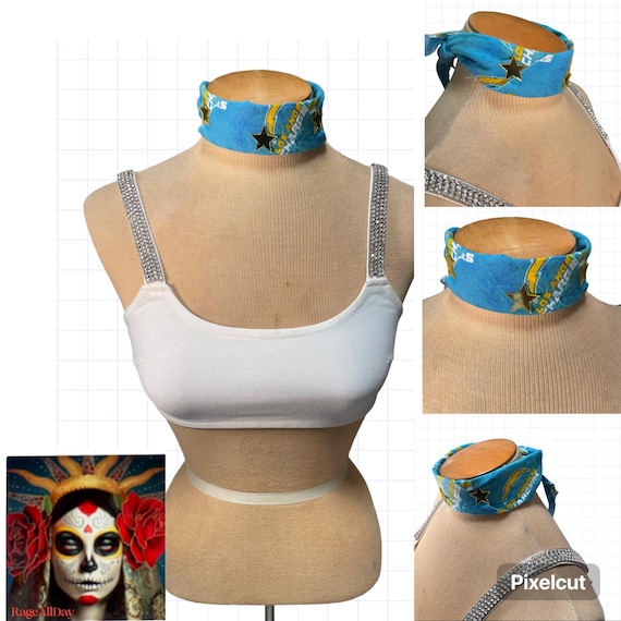 Chargers Starry Destroyed Choker